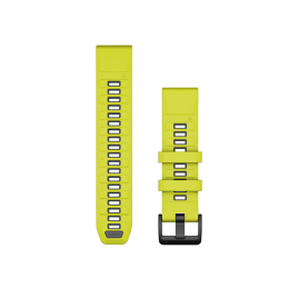 GARMIN BRACELET QF SILICONEBAND 22MM 22MM 08_AMPYELLOW/GRAPHIT