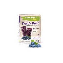 OVERSTIMS PATES DE FRUITS BIO - FRUIT'N PERF 4 P_FRUITS MYRTILLE