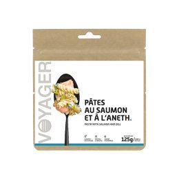 VOYAGER REPAS LYOPHILISÉ - PÂTES AU SAUMON ET A L'ANETH TU .