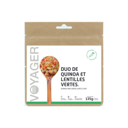 VOYAGER REPAS LYOPHILISÉ - DUO DE QUINOA ET LENTILLES VERTES TU .