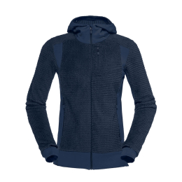 NORRONA POLAIRE FALKETIND ALPHA 120 ZIP HOODY FEMME M 2295_INDIGO NIGHT