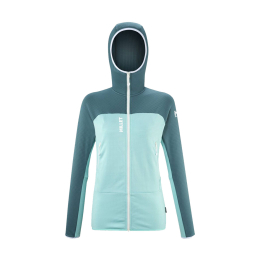 MILLET POLAIRE FUSION GRID CAPUCHE FEMME S N9891 ARUBA/HYDRO