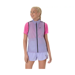 ASICS GILET METARUN PACKABLE FEMME M 501 / VAPOR