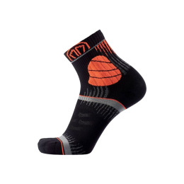 CHAUSSETTES TRAIL ULTRA NOIRE / ORANGE