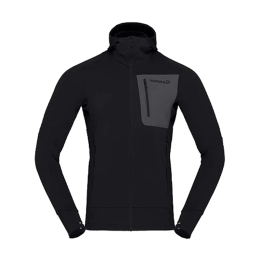 NORRONA VESTE A CAPUCHE FALKETIND POWER GRID HOMME L 7718_CAVIAR