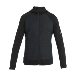 ICEBREAKER VESTE MERINO QUANTUM HYBRID HOMME S BLACK