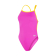 MAILLOT DE BAIN ECO+ SOLID DOS V FEMME ROSE