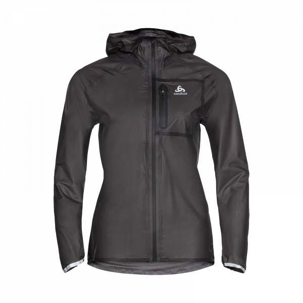 Veste imperméable pour le sport trail running ODLO jacket zeroweight  waterproof pour FEMME