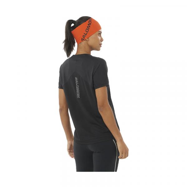 T-SHIRT MANCHES COURTES SENSE AERO FEMME NOIR-2