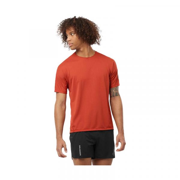 T-SHIRT MANCHES COURTES SENSE AERO HOMME BRIQUE-2