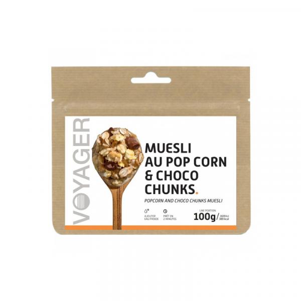 REPAS LYOPHILISÉ - MUESLI AU POP CORN ET CHOCO CHUNKS