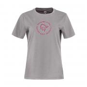 T-SHIRT MANCHES COURTES COTON FEMME 8870_GREY MELANGE