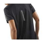 T-SHIRT MANCHES COURTES SENSE AERO FEMME NOIR-thumb-3