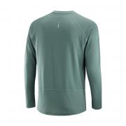 T-SHIRT CROSS RUN MANCHES LONGUES HOMME VERT-thumb-1